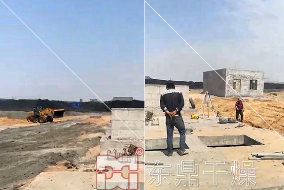 內蒙古煤泥烘干機現(xiàn)場